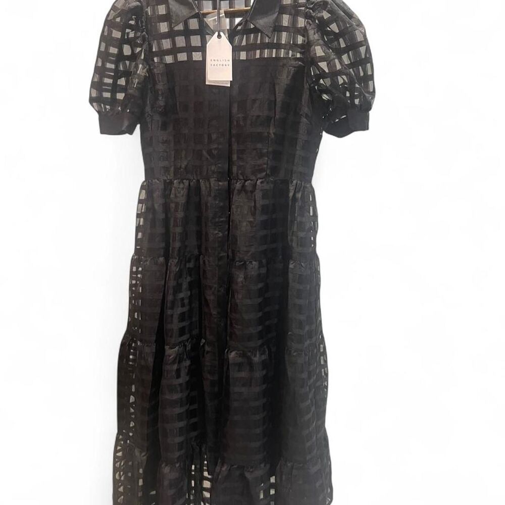 English-factory Women's Black Dress